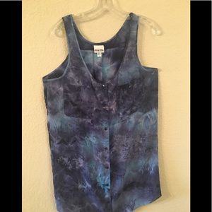 TIED DIED TANK TOP DRESS